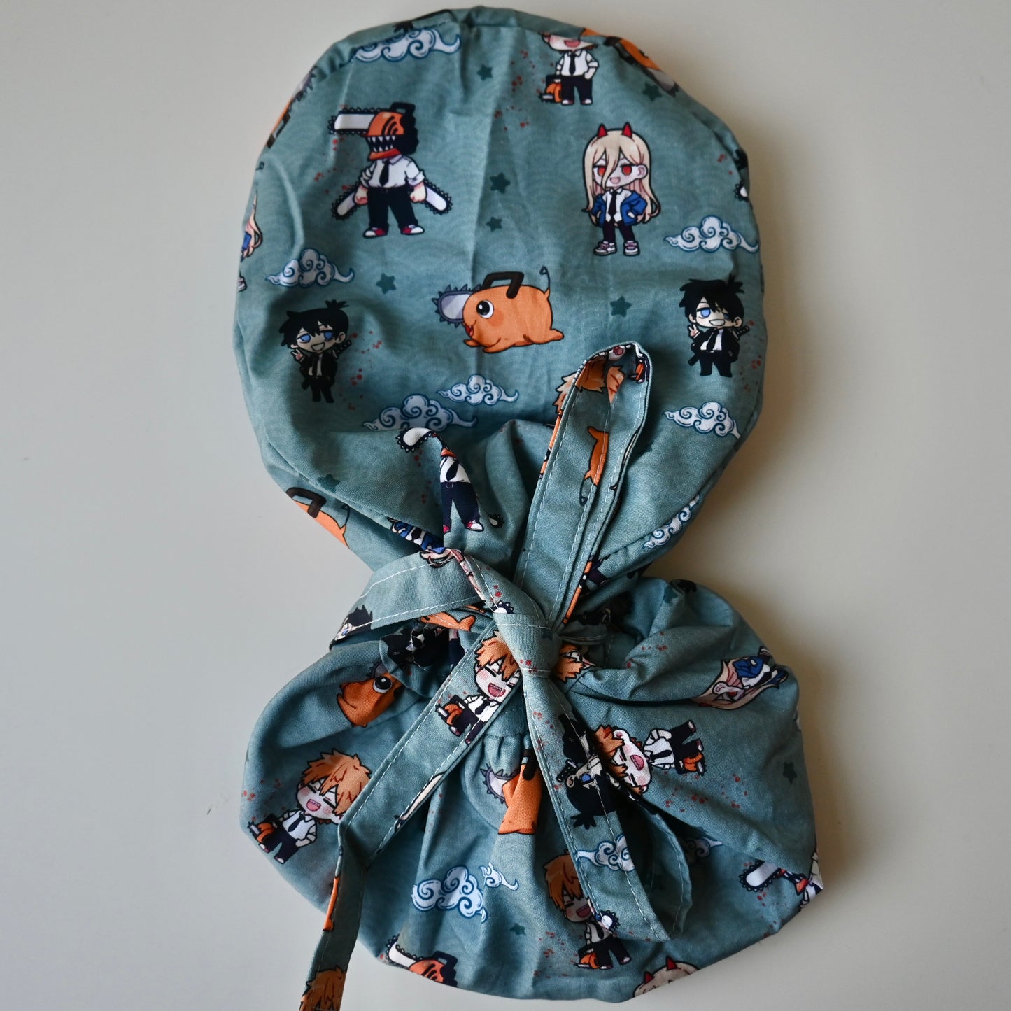 CHAINSAWMAN - CHARACTERS SATIN LINED PONYTAIL SCRUB CAP