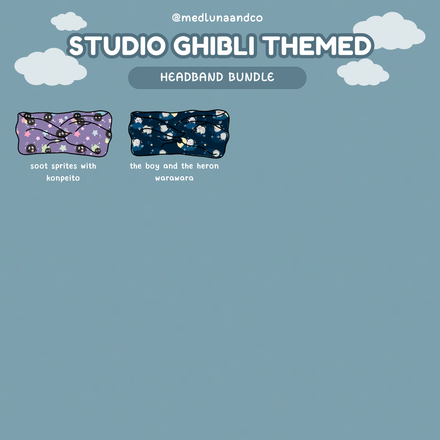 STUDIO GHIBLI HEADBAND BUNDLE