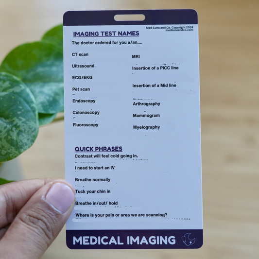 MEDICAL IMAGINING / RADIOLOGY MEDICAL SPANISH BADGE