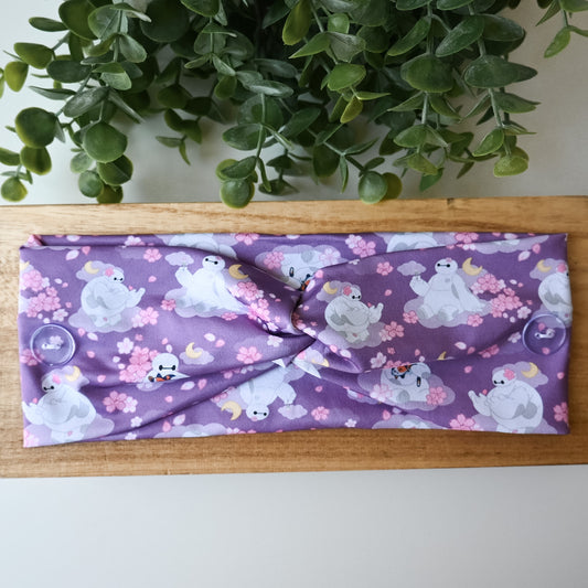 BAYMAX CHERRY BLOSSOM THEMED HEADBAND
