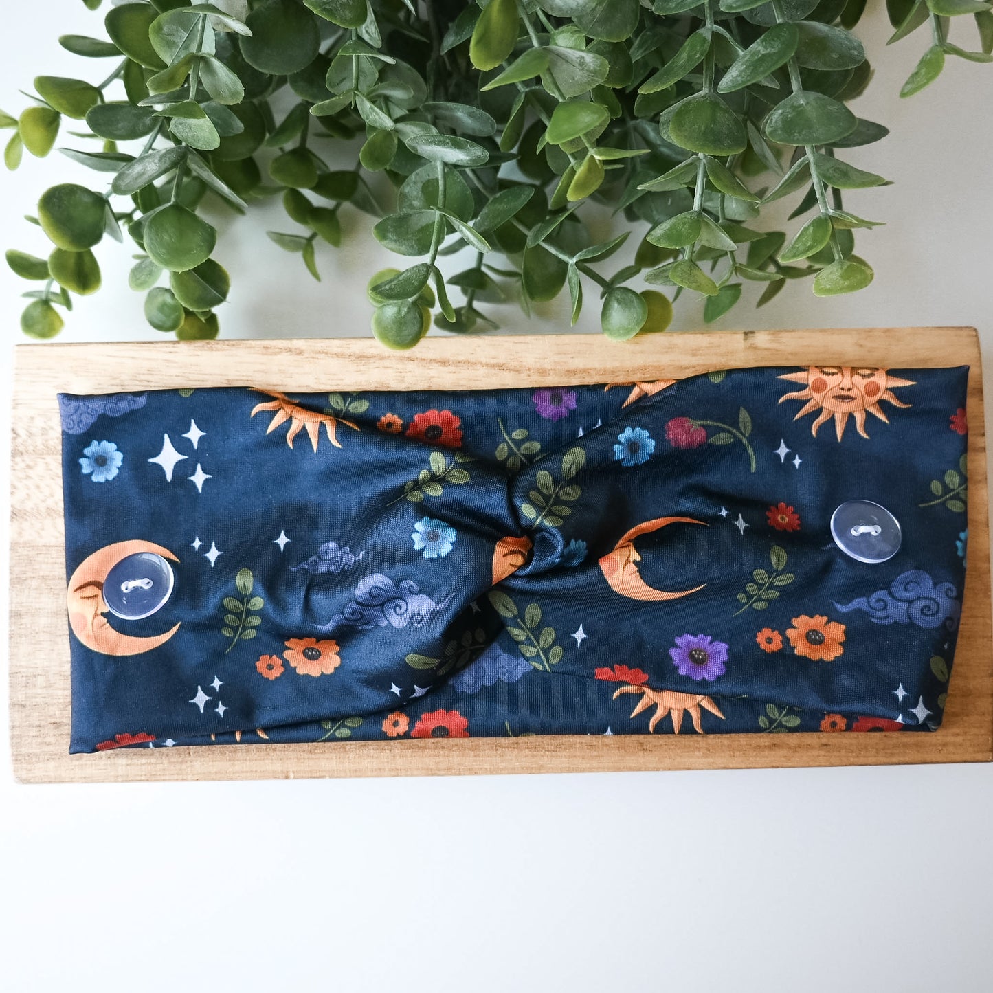 CELESTIAL MOON AND SUN HISPANIC THEMED HEADBAND