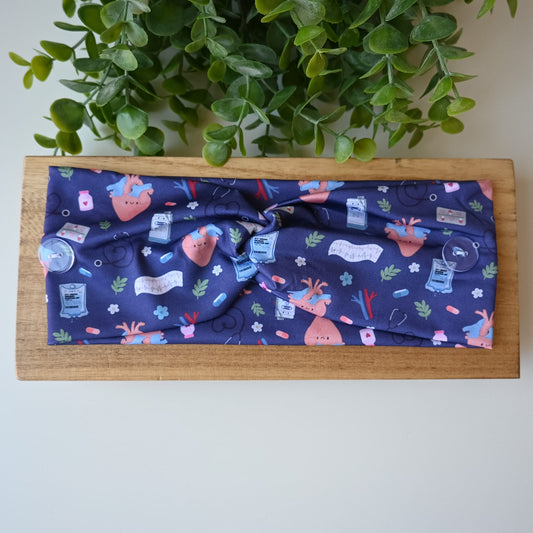 CARDIOLOGY THEMED HEADBAND