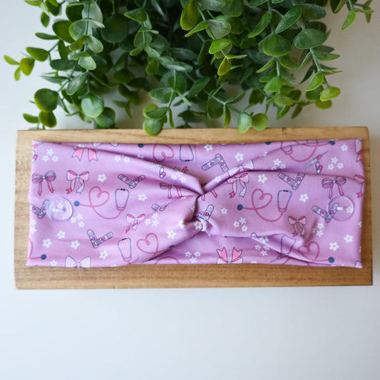 MEDICAL COQUETTE THEMED HEADBAND