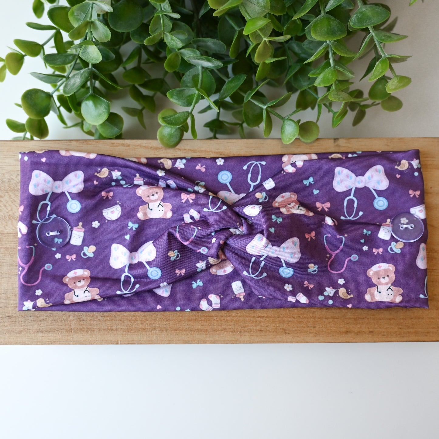 LABOR AND DELIVERY THEMED HEADBAND