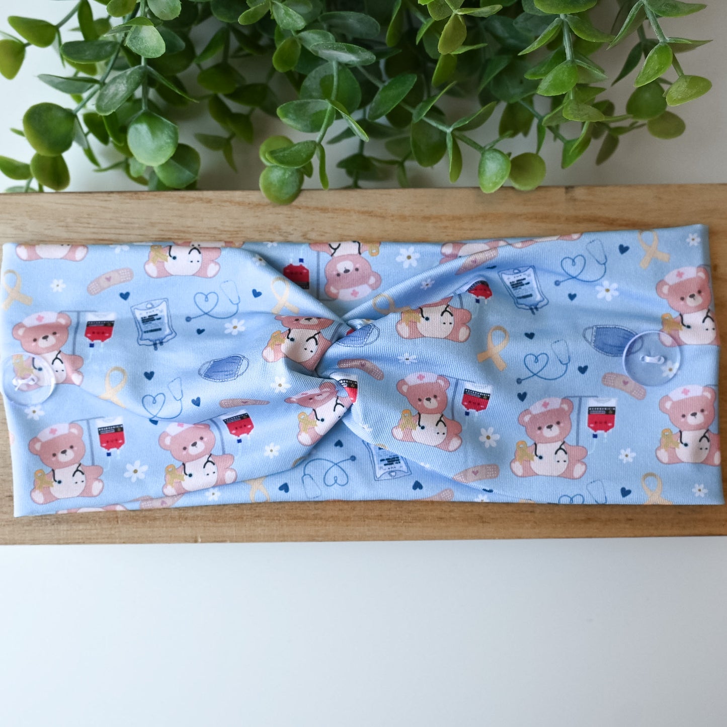 PEDIATRIC ONCOLOGY THEMED HEADBAND