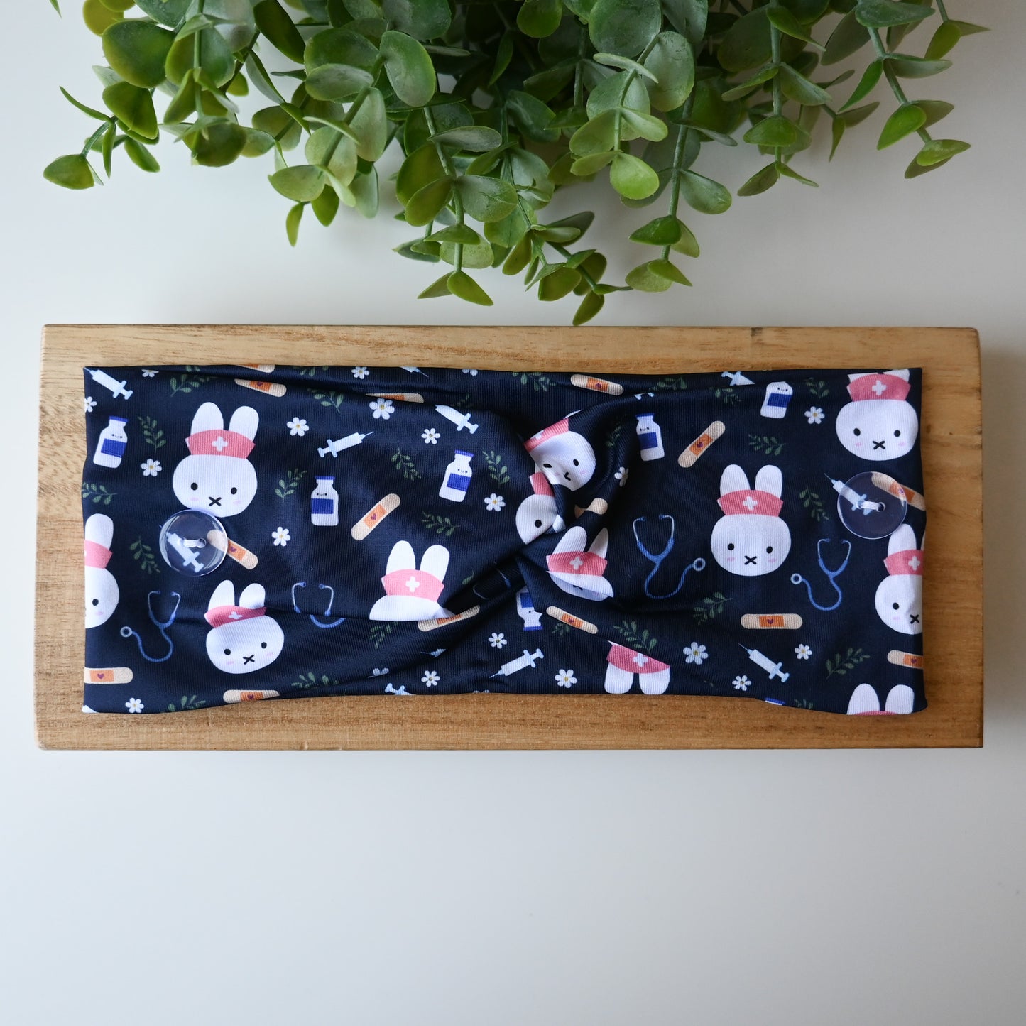 MIFFY BLUE MEDICAL THEMED HEADBAND