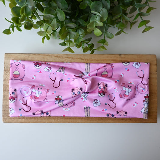 POKEMON - CHANSEY AND NURSE JOY THEMED HEADBAND
