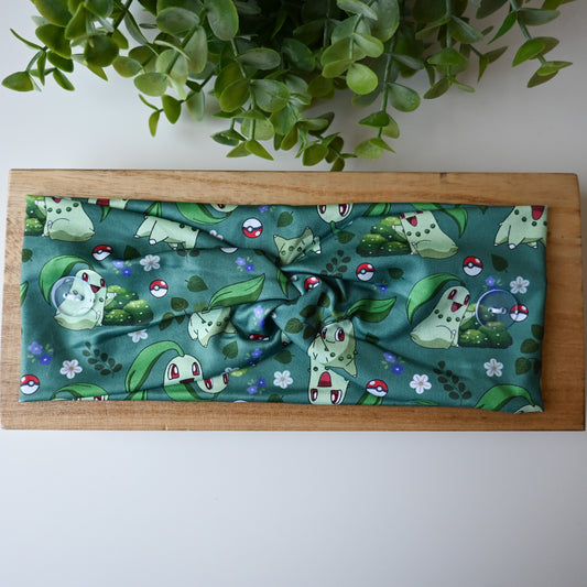 POKEMON - CHIKORITA THEMED HEADBAND