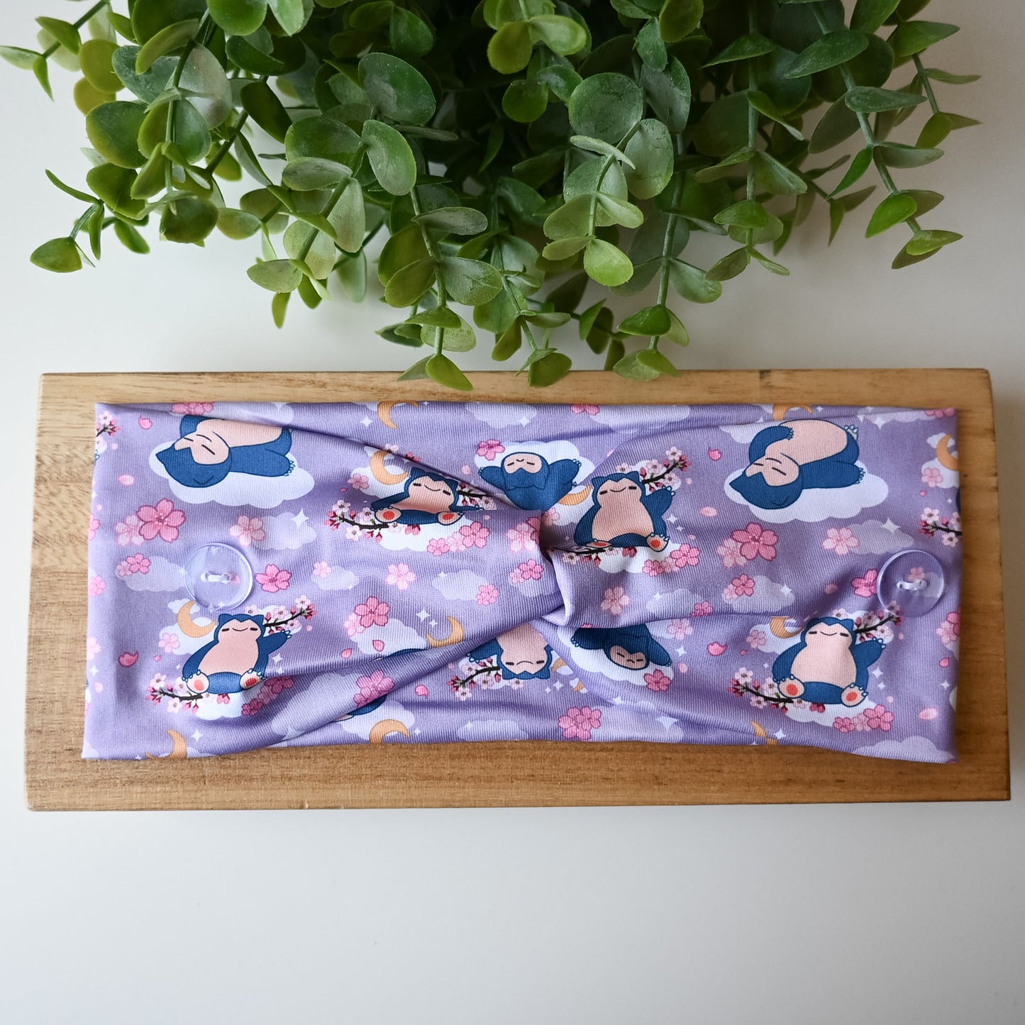POKEMON - SNORLAX CHERRY BLOSSOM THEMED HEADBAND