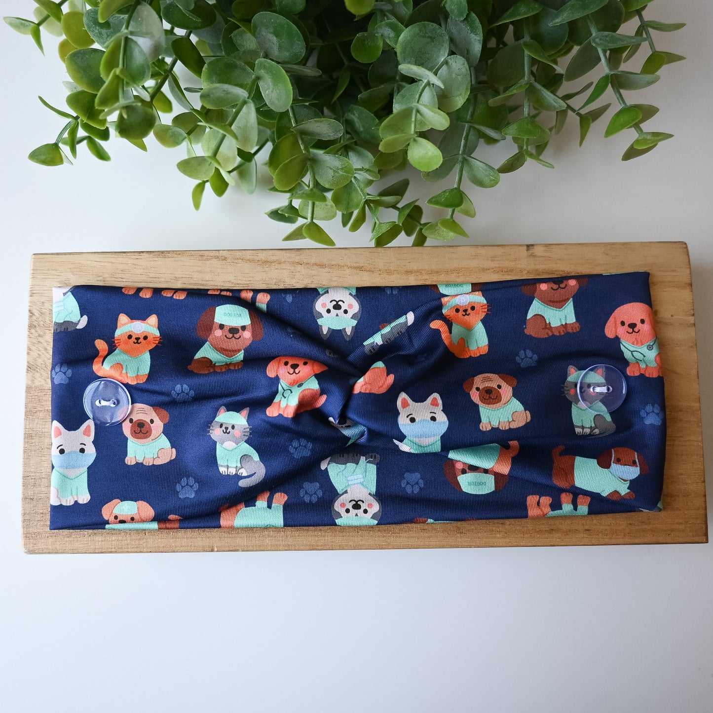 VETERINARY MEDICINE THEMED HEADBAND