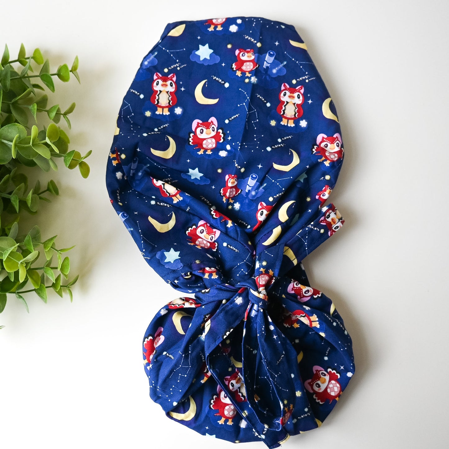 ANIMAL CROSSING - CELESTE WITH  STAR FRAGMENTS THEMED PONYTAIL SCRUB CAP
