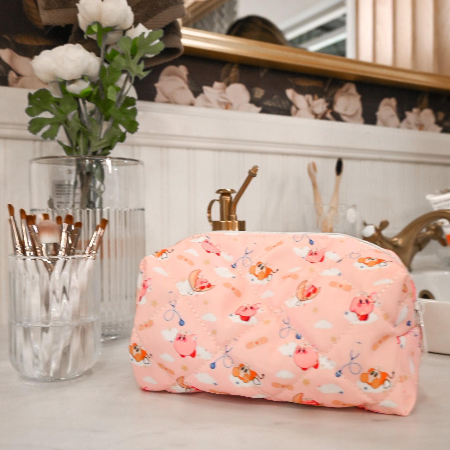 KIRBY - MEDICAL THEMED LARGE MAKEUP BAG