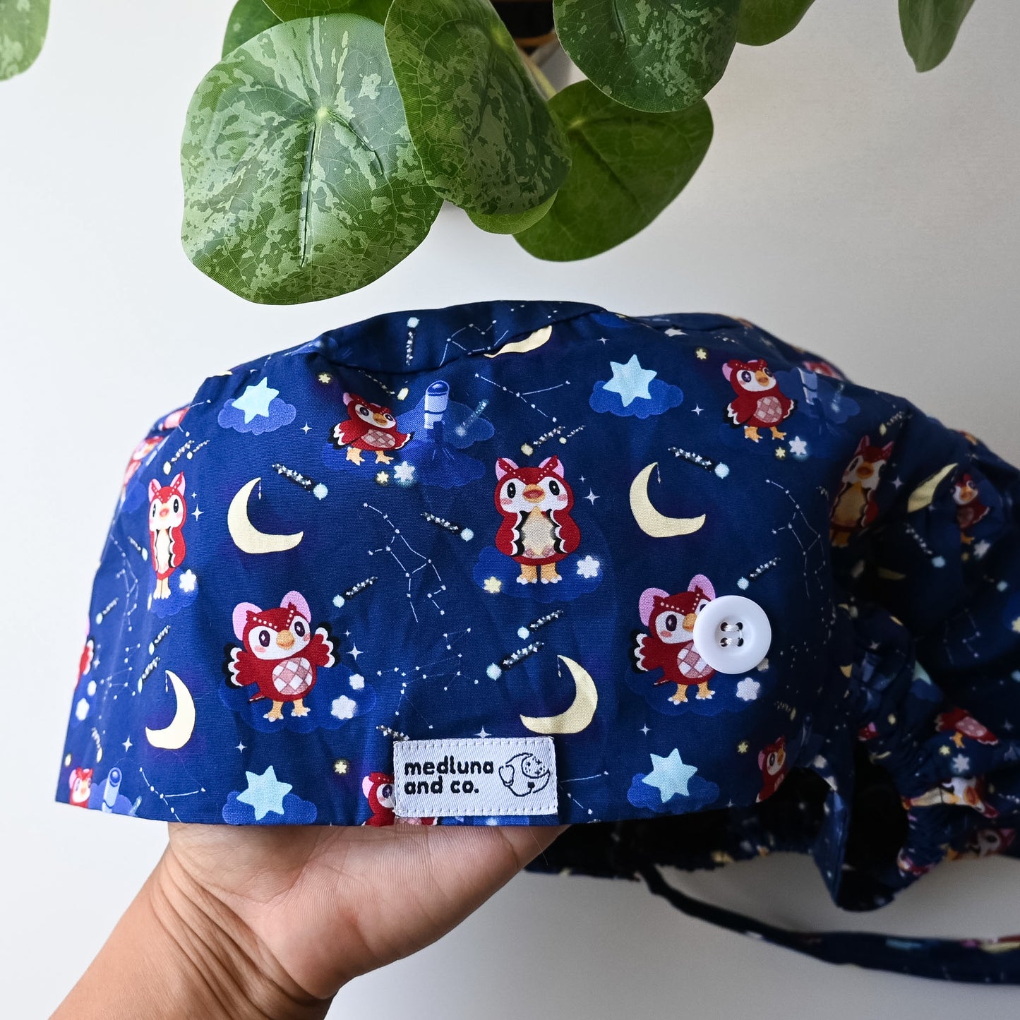 ANIMAL CROSSING - CELESTE WITH  STAR FRAGMENTS THEMED PONYTAIL SCRUB CAP