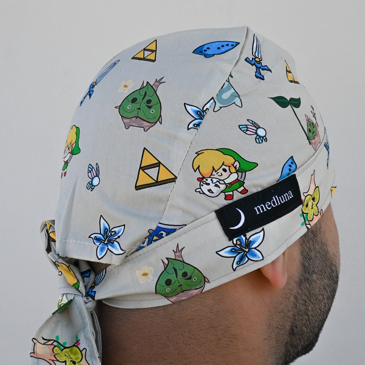 LEGEND OF ZELDA - LINK AND ITEMS REGULAR SCRUB CAP