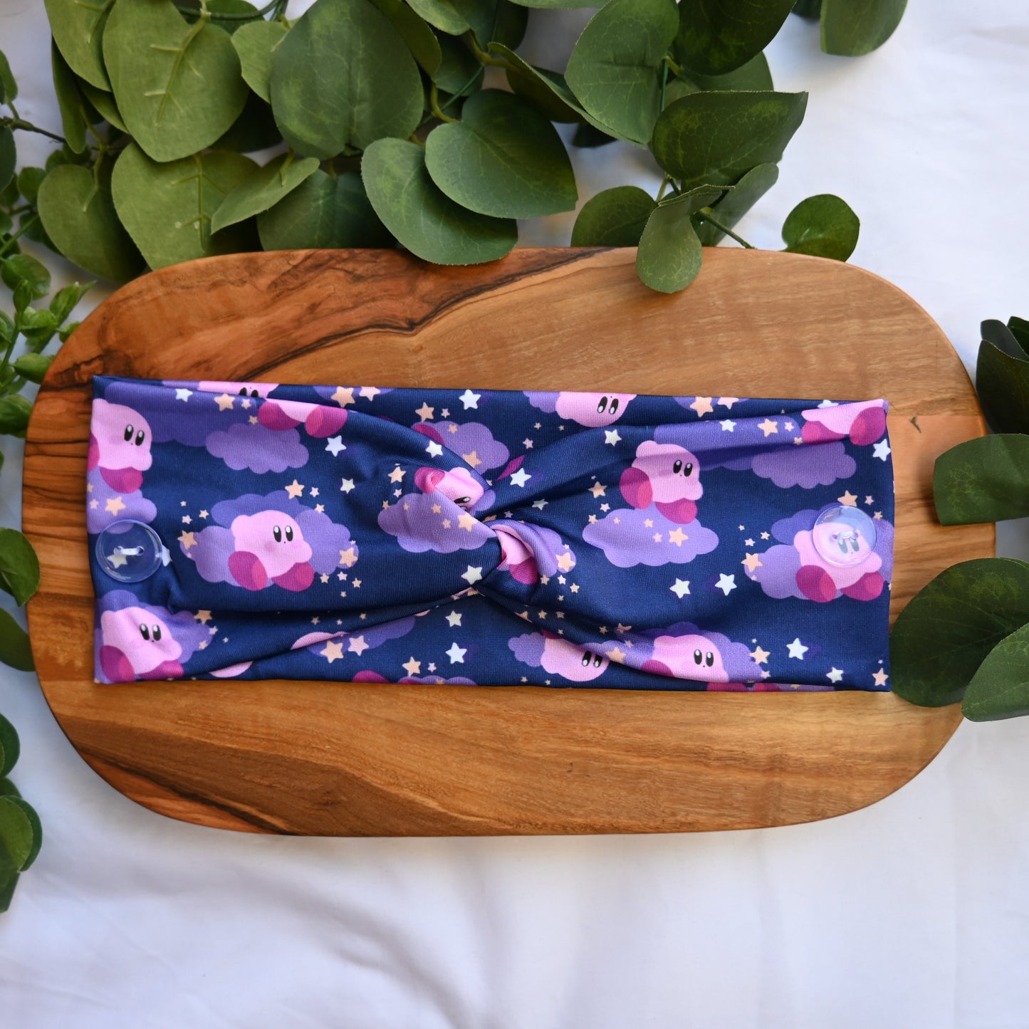 KIRBY - PURPLE KIRBY WITH STARS HEADBAND