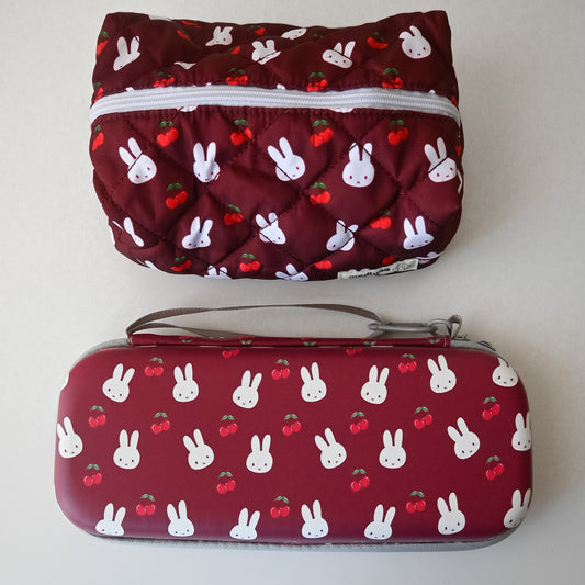 MIFFY CHERRY THEMED MAKEUP BAG AND STETHOSCOPE BASE BUNDLE