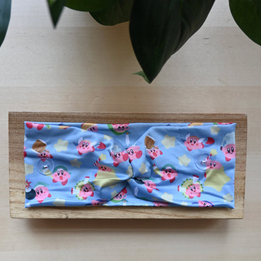 KIRBY - BLUE KIRBY THEMED HEADBAND