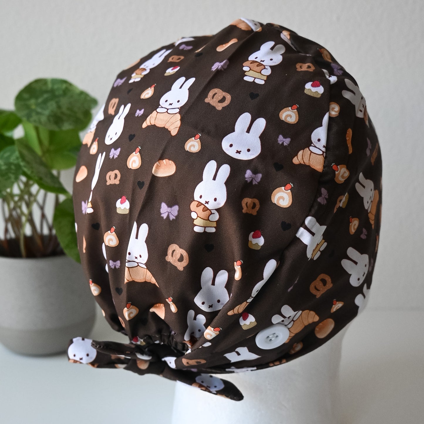 MIFFY BAKERY THEMED SATIN LINED REGULAR SCRUB CAP