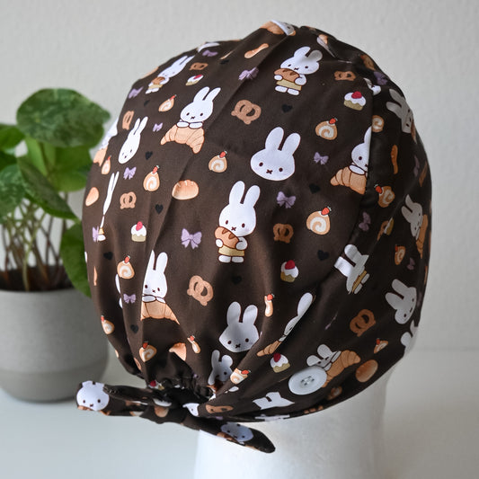 MIFFY BAKERY THEMED SATIN LINED REGULAR SCRUB CAP