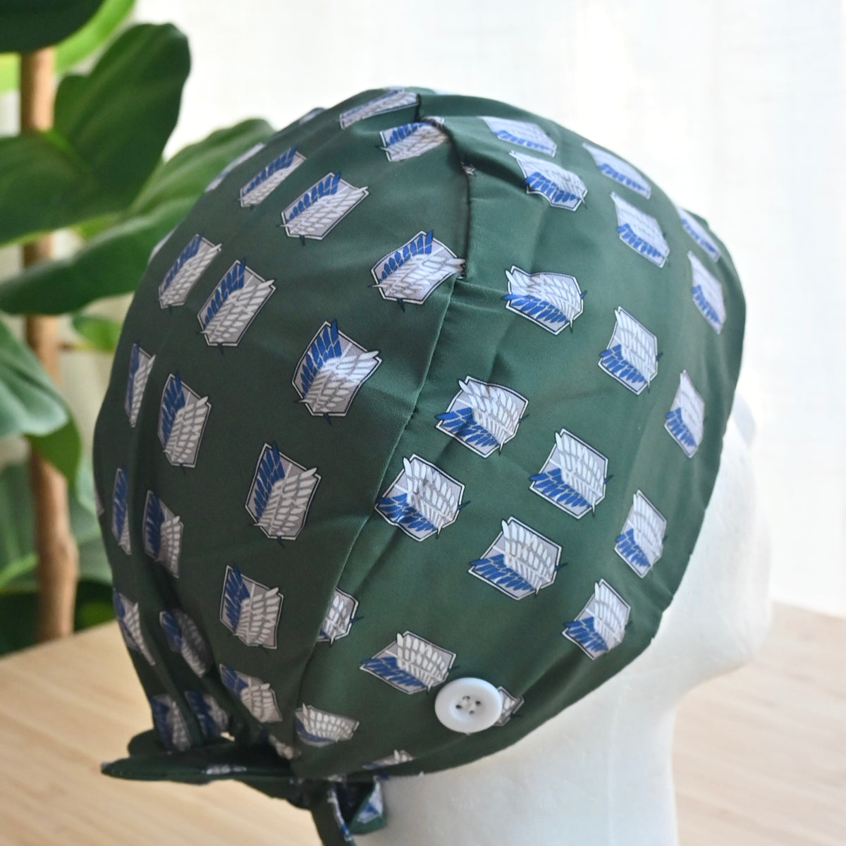 ATTACK ON TITAN THEMED SATIN LINED REGULAR SCRUB CAP