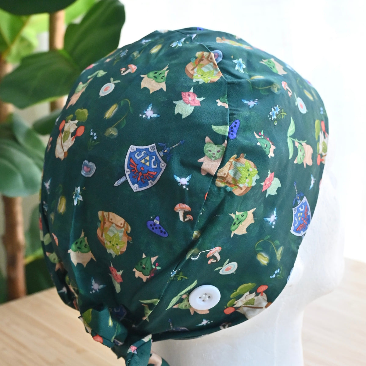 LEGEND OF ZELDA - KOROKS AND ITEMS THEMED SATIN LINED REGULAR SCRUB CAP