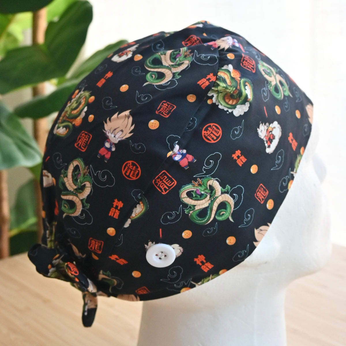 DRAGONBALLZ SATIN LINED REGULAR SCRUB CAP