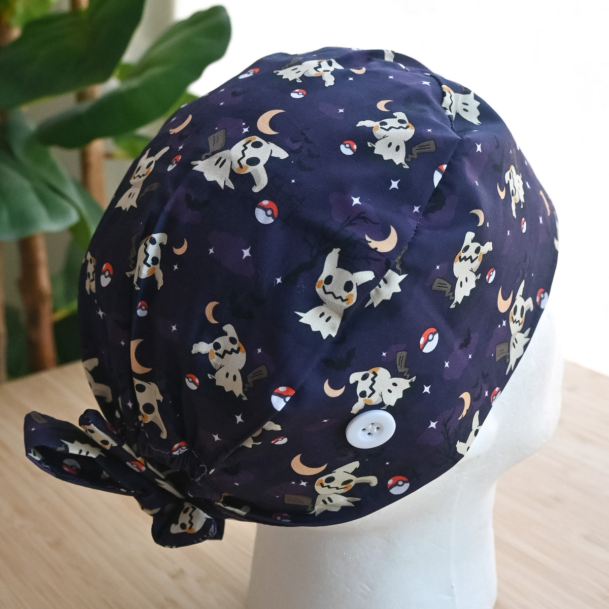 POKEMON - MIMIKYU THEMED SATIN LINED REGULAR SCRUB CAP