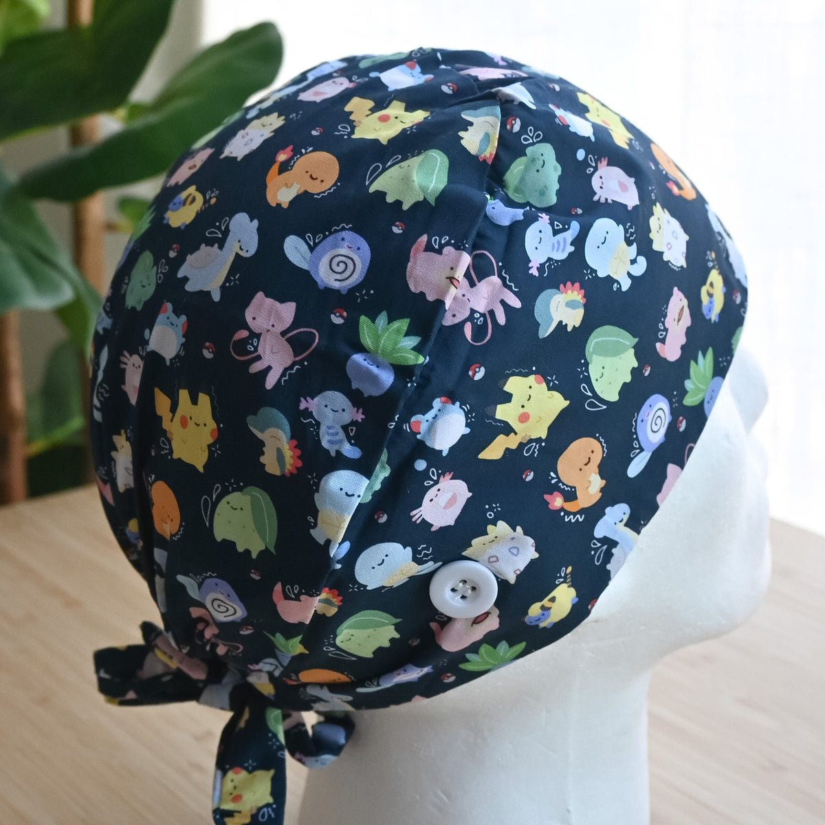 POKEMON - DITTO POKEMON THEMED SATIN LINED REGULAR SCRUB CAP