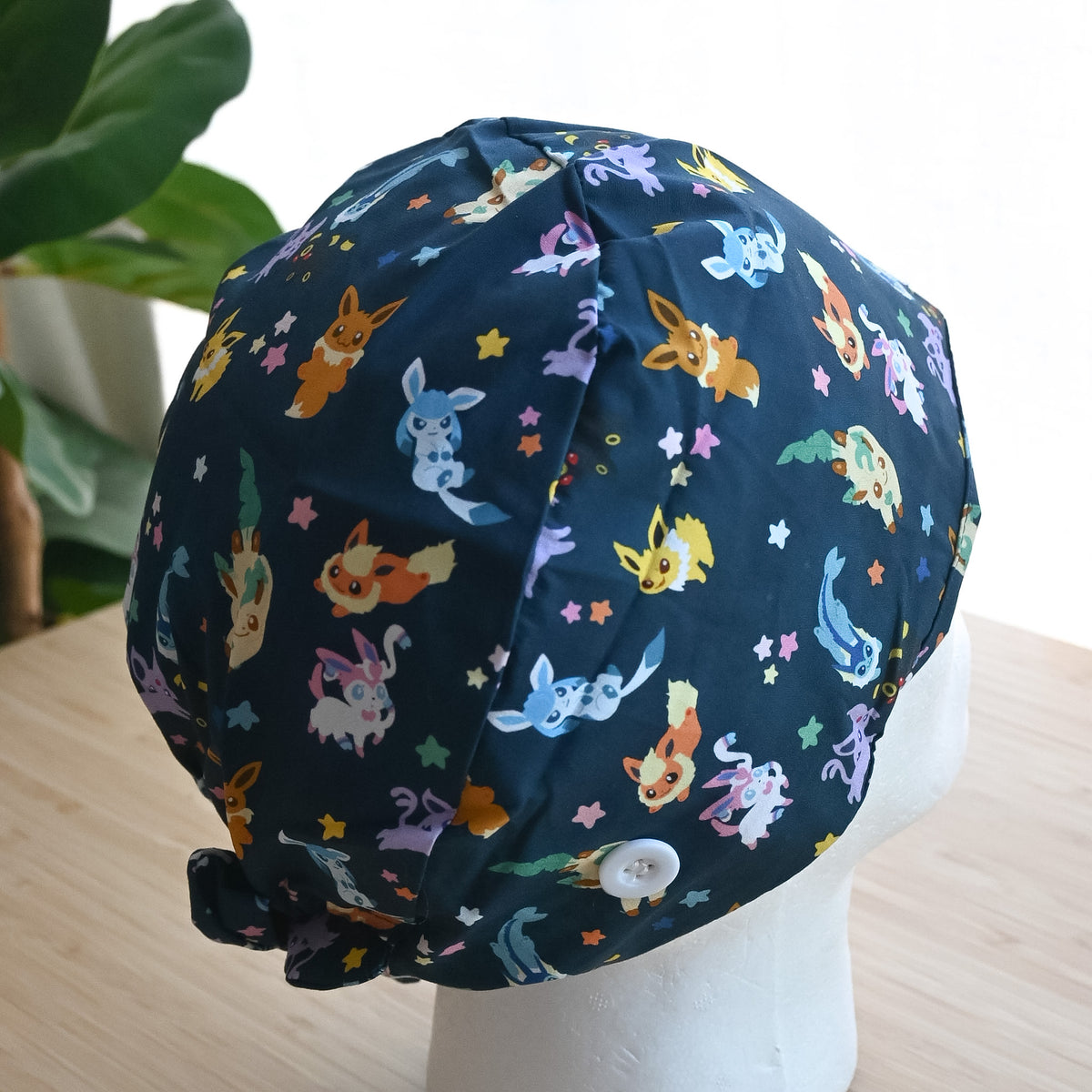 POKEMON EEVEELUTIONS THEMED SATIN LINED REGULAR SCRUB CAP