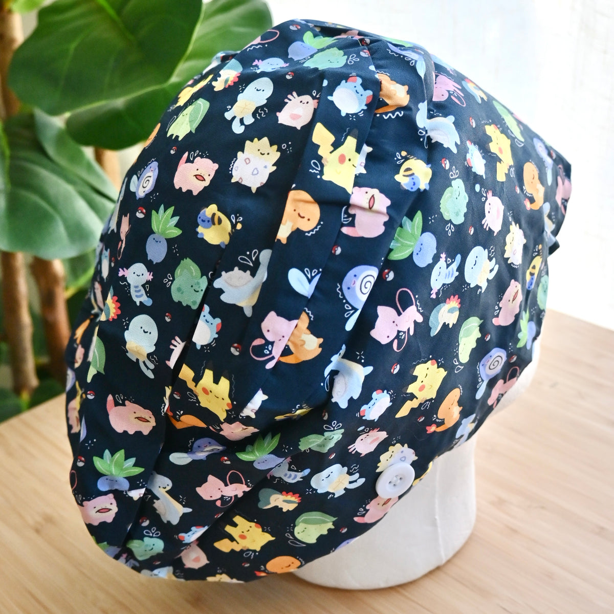 POKEMON - DITTO POKEMON THEMED SATIN LINED EURO STYLE SCRUB CAP