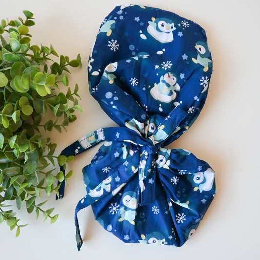 POKEMON - PIPLUP SATIN LINED PONYTAIL SCRUB CAP