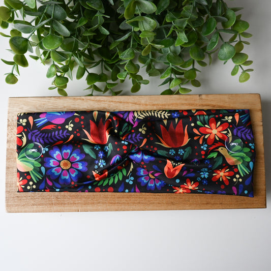 HISPANIC BLACK TRADITIONAL TALAVERA HEADBAND