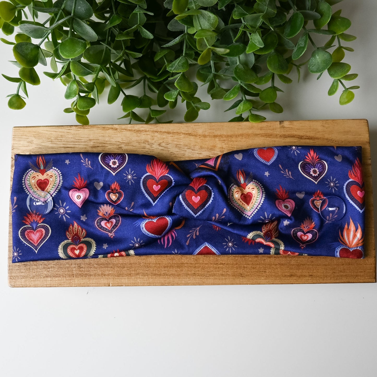 MEXICAN SACRED HEARTS THEMED HEADBAND