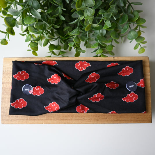 NARUTO - AKATSUKI THEMED HEADBAND