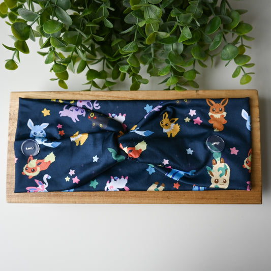 POKEMON - EEVEELUTIONS DARK BLUE THEMED HEADBAND