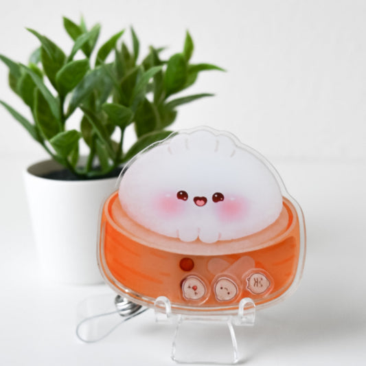 BAO THEMED ACRYLIC SHAKER BADGE REEL