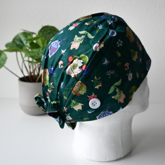 LEGEND OF ZELDA - KOROKS THEMED SATIN LINED REGULAR SCRUB CAP