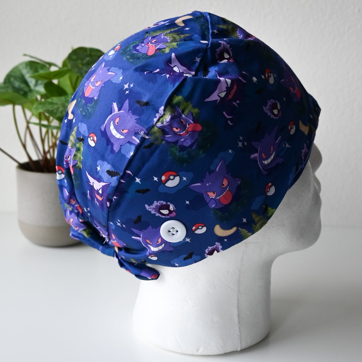 POKEMON - GENGAR THEMED SATIN LINED REGULAR SCRUB CAP