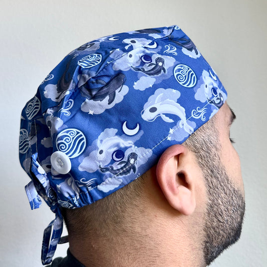 ATLA - TUI AND LA MOON SPIRIT SATIN LINED REGULAR SCRUB CAP