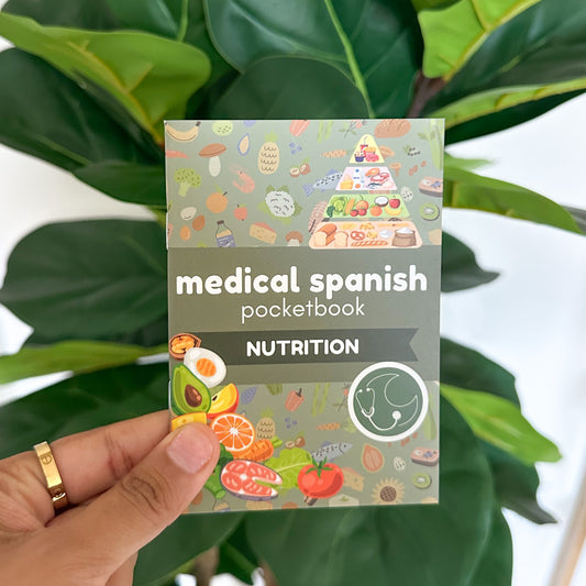 NUTRITION MEDICAL SPANISH POCKETBOOK