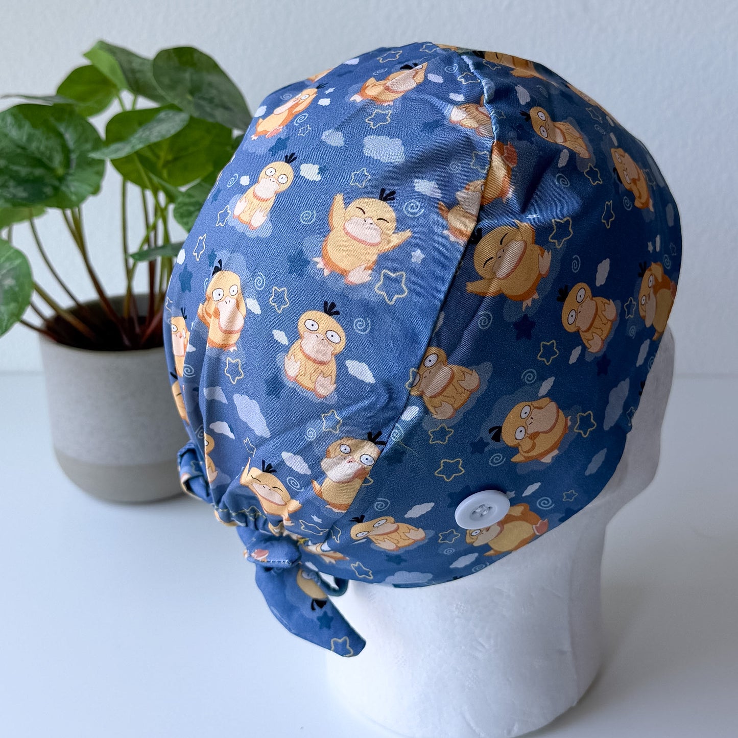 POKEMON - PSYDUCK THEMED SATIN LINED REGULAR SCRUB CAP