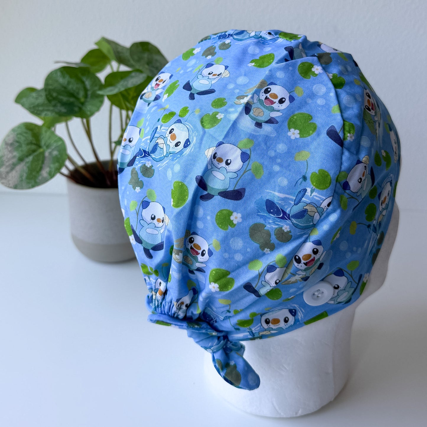 POKEMON - OSHAWOTT THEMED SATIN LINED REGULAR SCRUB CAP