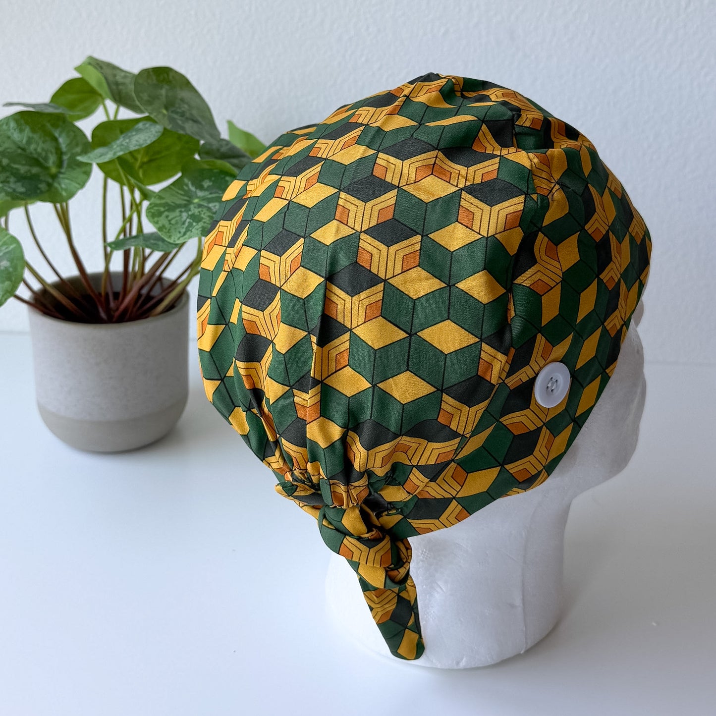 DEMON SLAYER - GIYU TOMIOKA THEMED SATIN LINED REGULAR SCRUB CAP