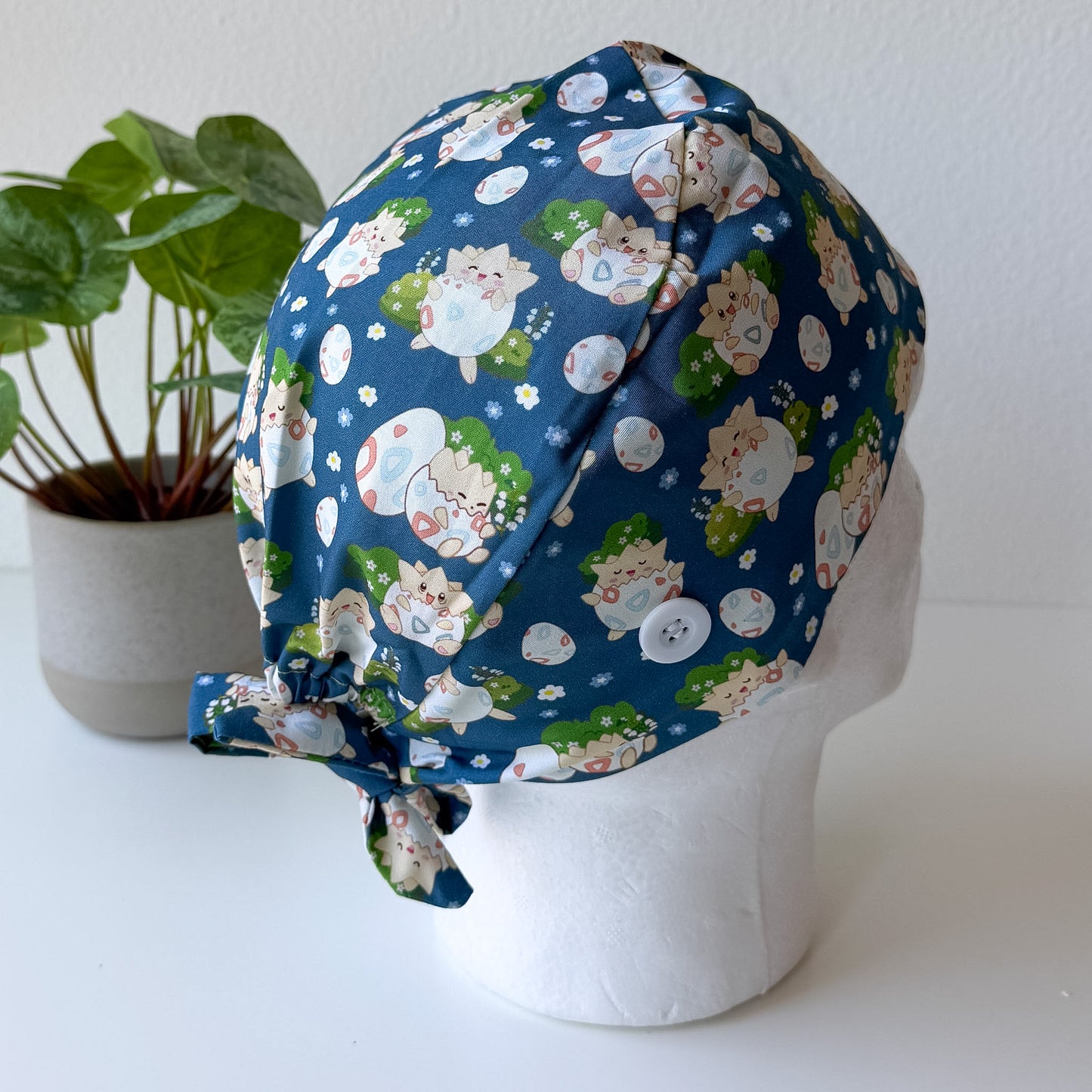 POKEMON - TOGEPI THEMED SATIN LINED REGULAR SCRUB CAP