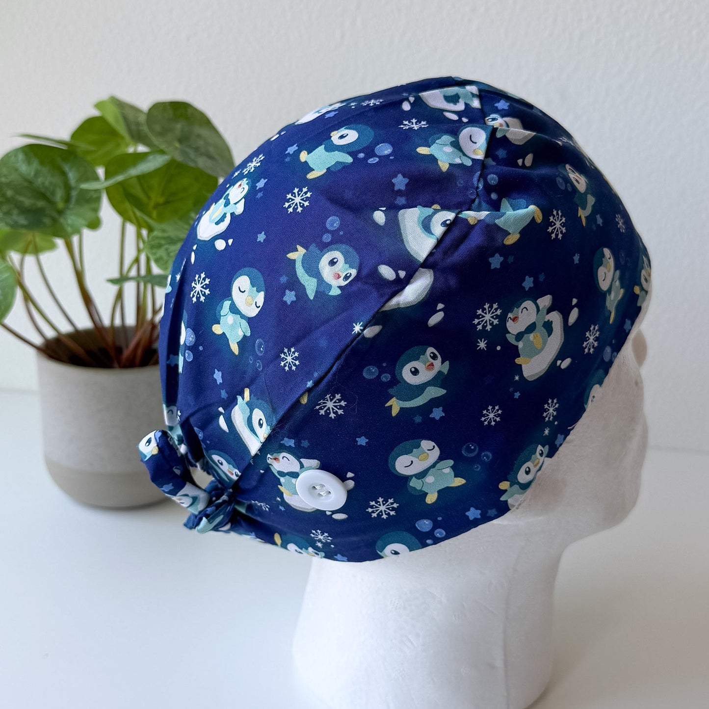 POKEMON - PIPLUP THEMED SATIN LINED REGULAR SCRUB CAP