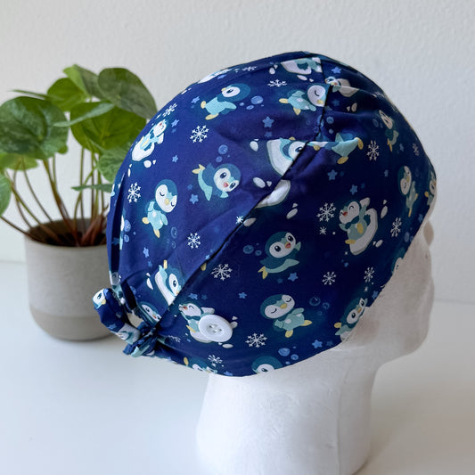 POKEMON - PIPLUP THEMED SATIN LINED REGULAR SCRUB CAP
