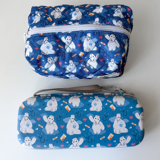 BAYMAX MEDICAL MAKEUP BAG AND STETHOSCOPE CASE BUNDLE