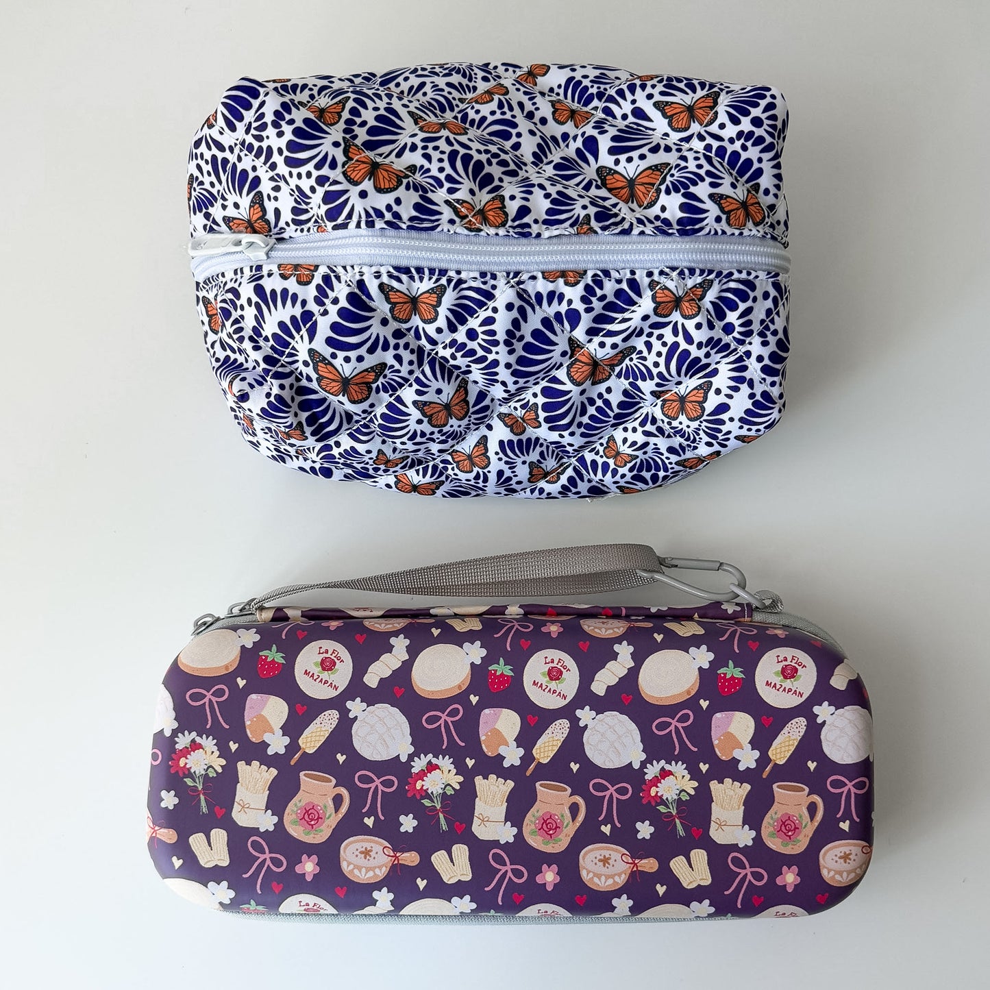 HISPANIC THEMED MAKEUP BAG AND STETHOSCOPE CASE BUNDLE