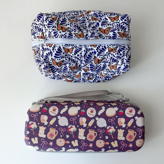 HISPANIC THEMED MAKEUP BAG AND STETHOSCOPE CASE BUNDLE