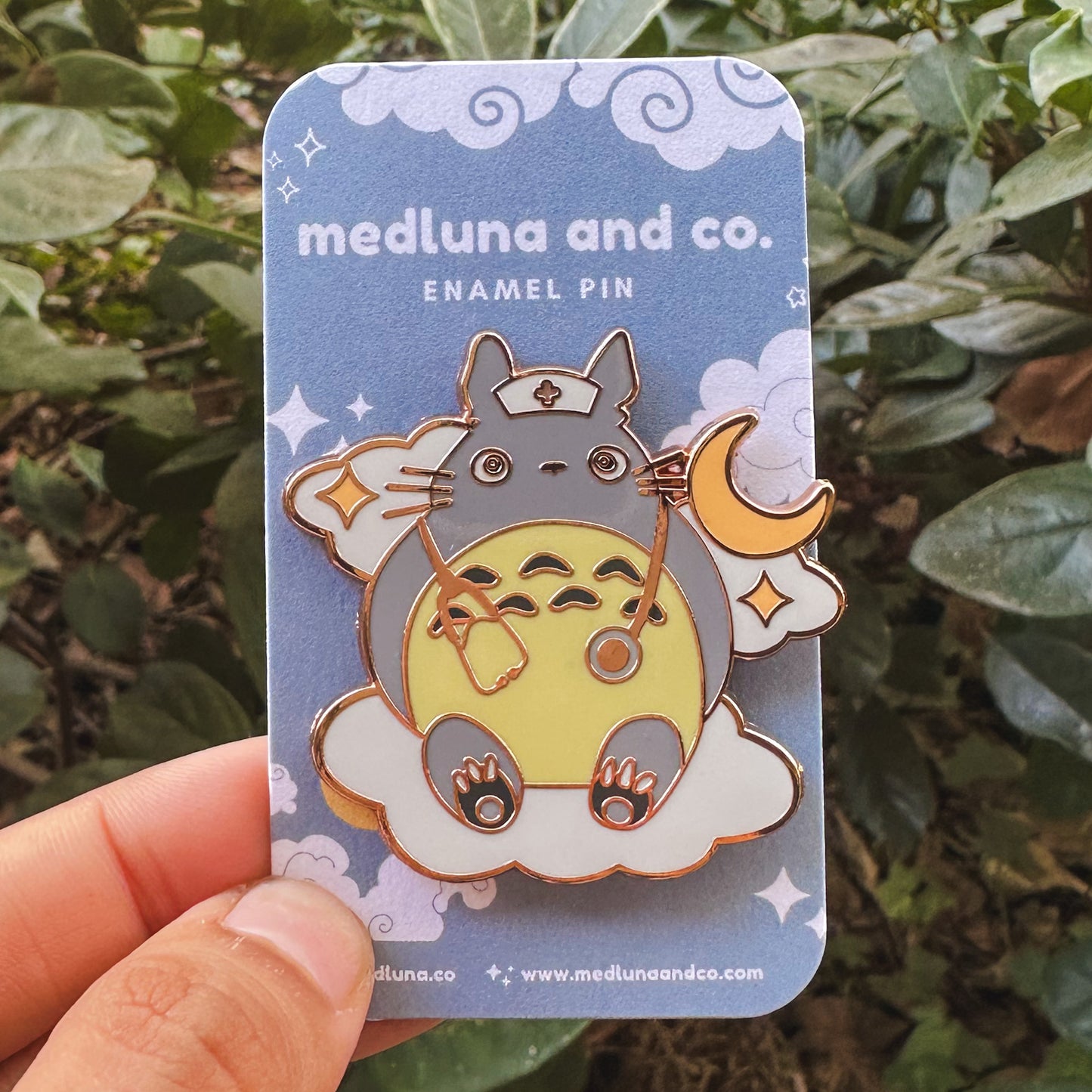 MY NEIGHBOR TOTORO - TOTORO MEDICAL THEMED ENAMEL PIN